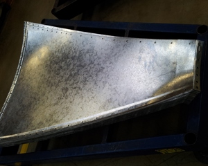 Stamped bottom hopper 1.83m